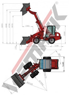 Radlader Wematik 813T Plus – Neufahrzeug mit 5 m Hubhöhe & 1.400 kg Hubkraft