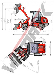 Radlader Wematik 816 Plus - Neufahrzeug mit Vollausstattung