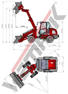 Teleskopradlader Wematik 816T Plus - Neufahrzeug mit Vollausstattung