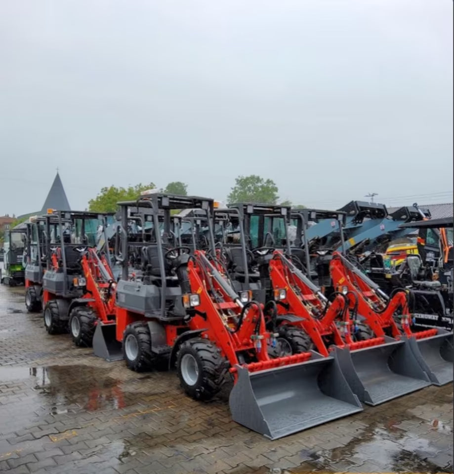 Hoflader Radlader Kingway 906 – Euroaufnahme, Perkins-Motor