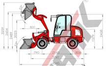 Hoflader, Radlader Wematik 811 Plus mit Vollausstattung 1 to Hubk