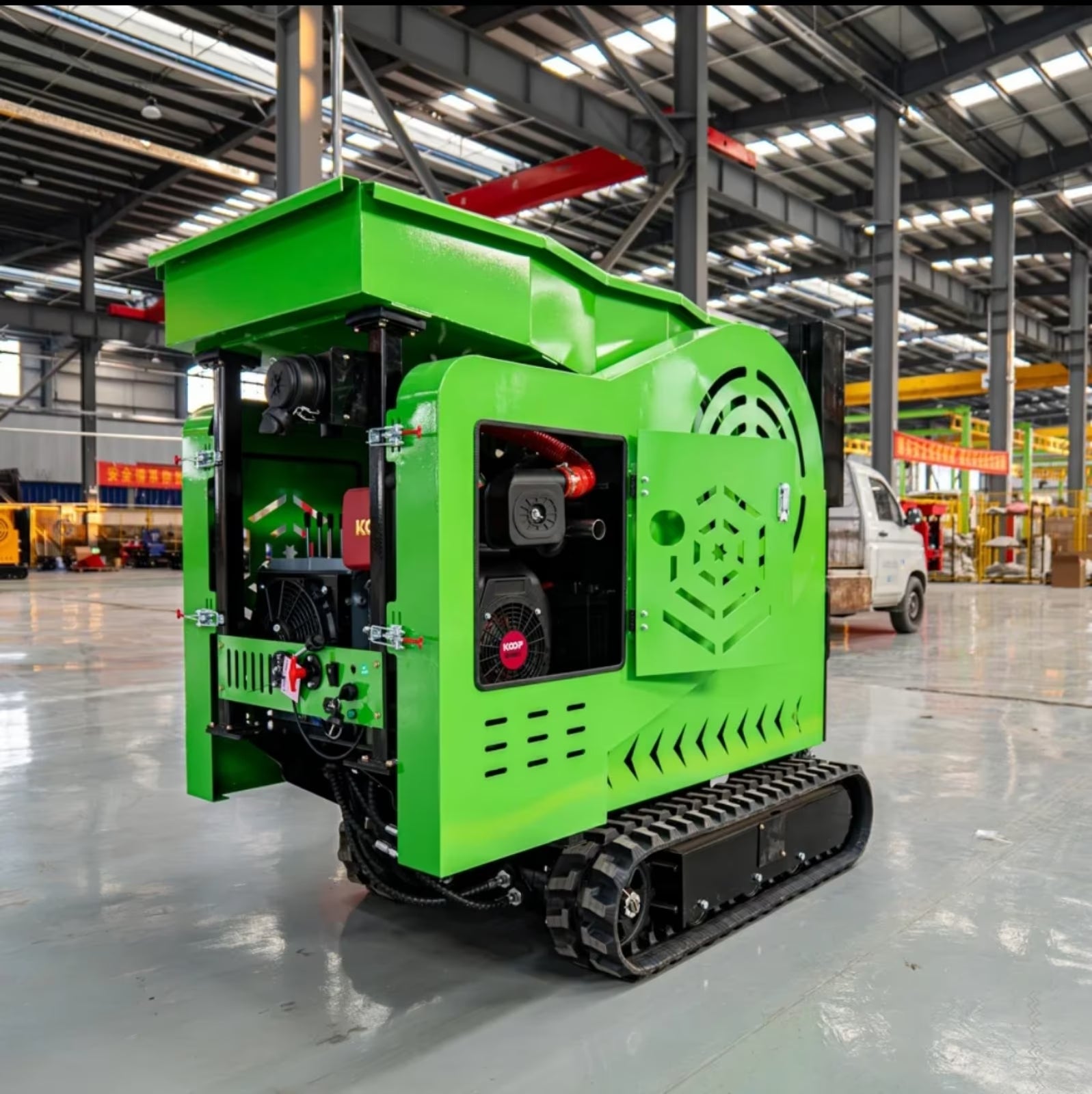 Mini-Brechanlage Nordix MB 10 – Backenbrecher, 1 to, selbstfahrend