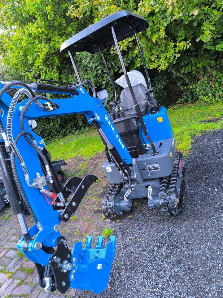 Minibagger Rippa R10-Eco 1 Zyl Diesel Schnellwechsler Joysticks
