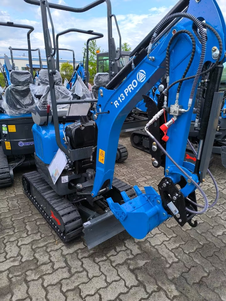 Minibagger Rippa R13-Eco - 3 Zyl. Kubota Motor, nur 75cm breit