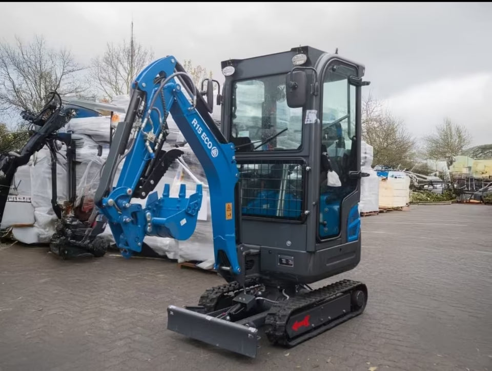 Rippa Minibagger R15 ECO mit geschlossener Kabine - Modell 2026