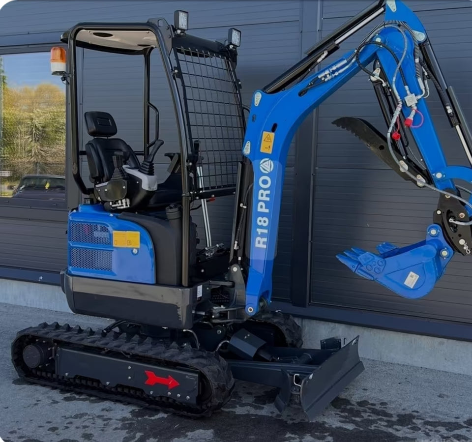 Minibagger Rippa R18-Eco - 3 Zyl. Kubota-Motor, hydr. Schnellwechsler