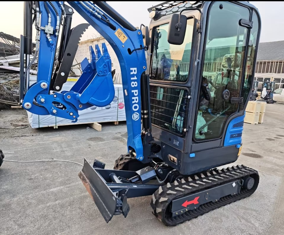 Minibagger Rippa R18 Pro – 1,8 to Neufahrzeug Modell 2026 mit Kabine