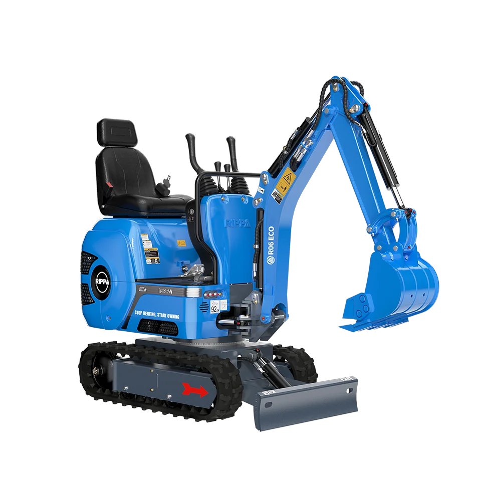 Minibagger Rippa R06 ECO – 0,7 t Mikrobagger mit Kubota Motor | Nordix Bau- und Landmaschinen