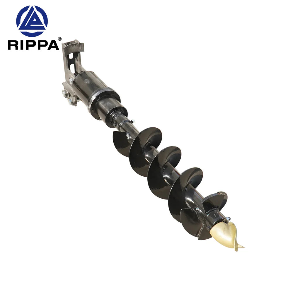 Erdbohrer 80 cm lang x 20 cm Bohrschnecke – passend für Rippa R10 Eco, R13 und R15