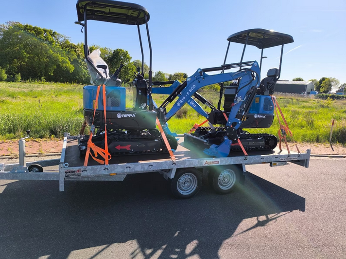 Minibagger Rippa R10- Eco 1 to mit 2 Zyl. Kubota Motor Vollausstattung