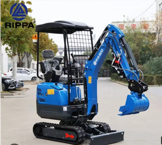 Minibagger Rippa R15 Eco - 1,5 to 3 Zylinder Kubota Motor, hydraulischer Schnellwechsler