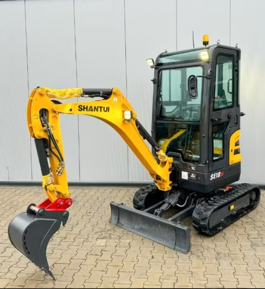 Shantui SE18 SR Minibagger mit Kabine | 1,8t | Kubota-Motor | Vollausstattung
