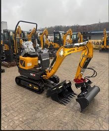 Shantui SE12 Minibagger | 1,2t | Kubota Motor | Vollausstattung