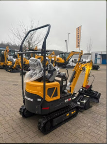 Shantui SE12 Minibagger | 1,2t | Kubota Motor | Vollausstattung