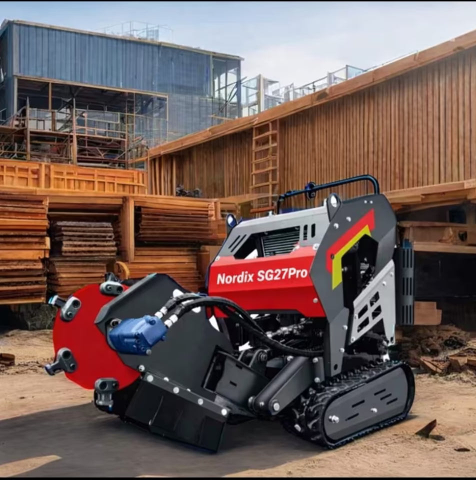 Stubbenfräse Nordix SG27 Pro – 27 PS mit Fahrantrieb