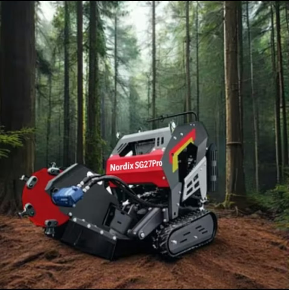 Stubbenfräse Nordix SG27 Pro – 27 PS mit Fahrantrieb