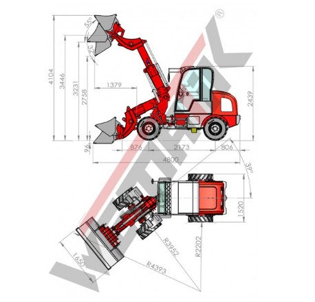 Wematik 811T Plus Teleskoplader mit Vollausstattung